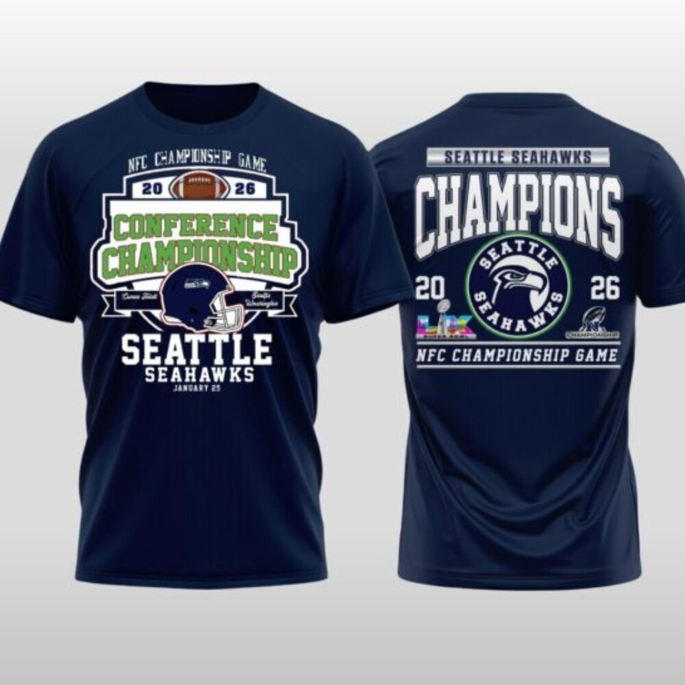 2026 Seattle Seahawks NFC Conference Champions Game Shirt 91